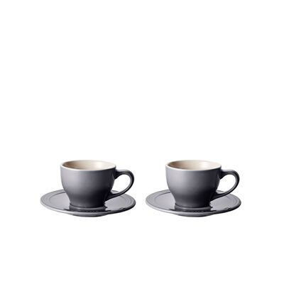 Tasses &agrave; cappuccino classiques (ensemble de deux)